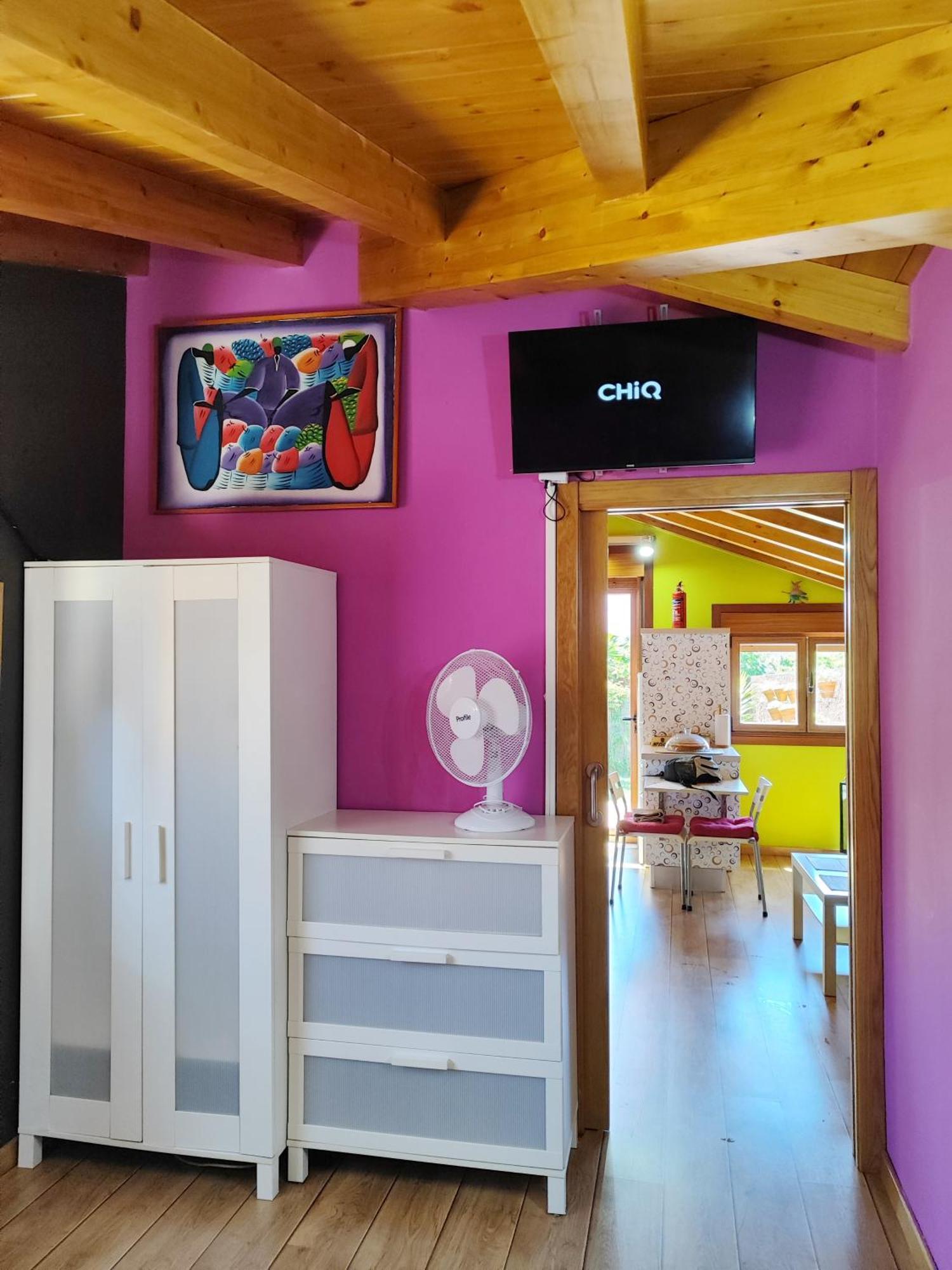 Tranquila Casita De Invitados En Vigo Con Chimenea Bagian luar foto