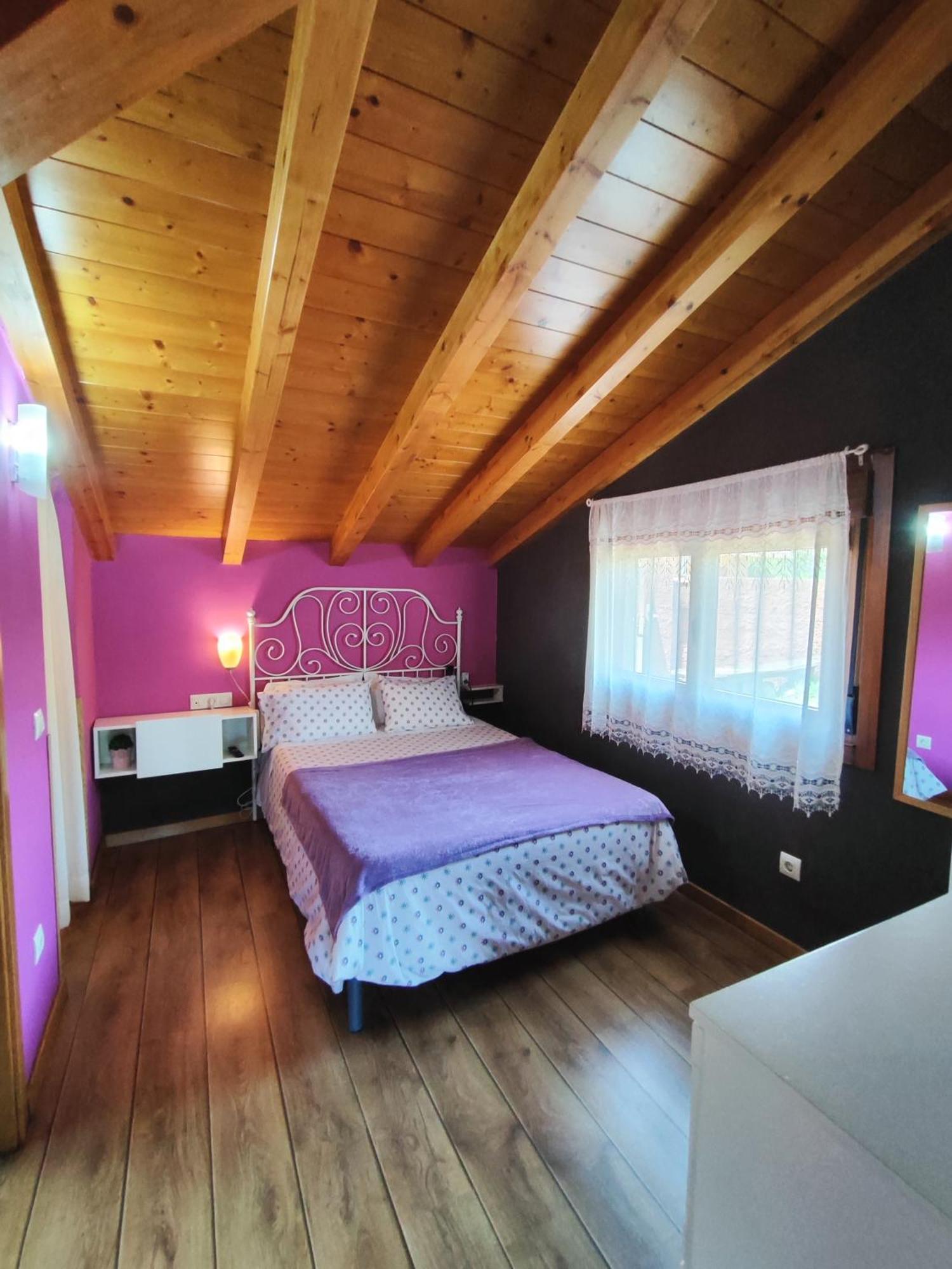 Tranquila Casita De Invitados En Vigo Con Chimenea Bagian luar foto