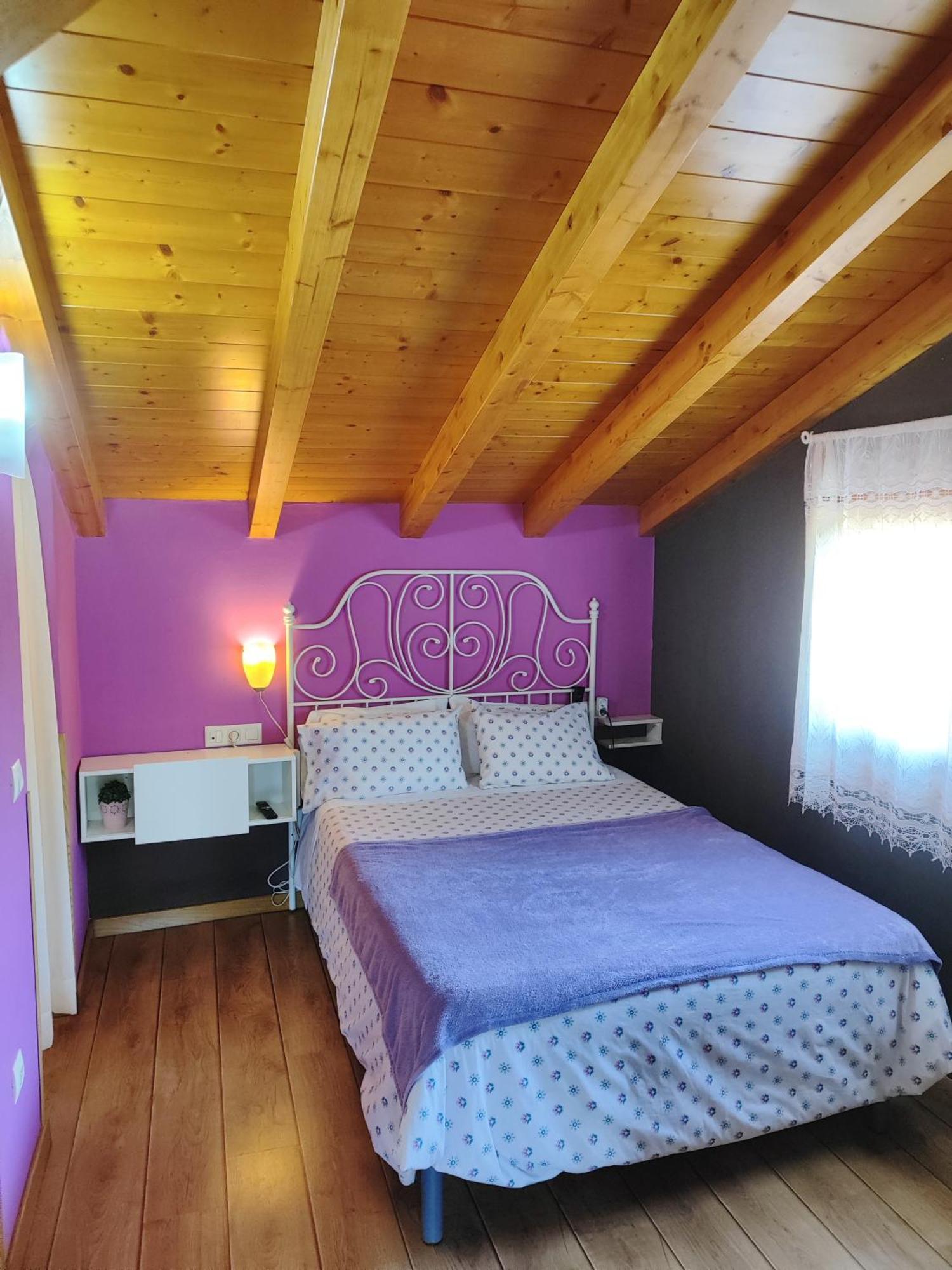 Tranquila Casita De Invitados En Vigo Con Chimenea Bagian luar foto